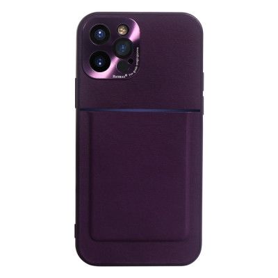 HANMAN Korthållare Skal iPhone 12 - Lila