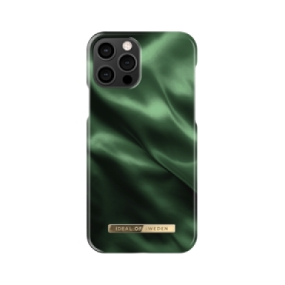 IDEAL FASHION CASE iPhone 12 & 12 Pro EMERALD SATIN