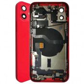 iPhone 12 Baksida Original med Delar - Röd