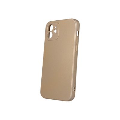 iPhone 12 Metalliskt Skal Skyddande Elegant Guld