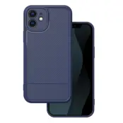 iPhone 12 Mobilskal Simple Carbon (Blå)