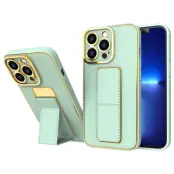 iPhone 12 Skal Kickstand - Grön