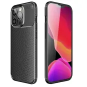 iPhone 12/12 Pro Mobilskal Carbon - Svart