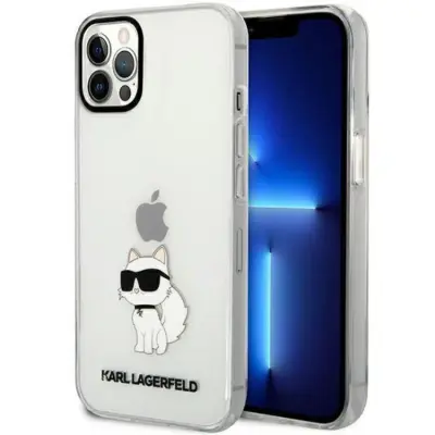 Karl Lagerfeld iPhone 12/12 Pro Mobilskal Ikonik Choupette - Clear