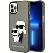 Karl Lagerfeld iPhone 12/12 Pro Mobilskal Karl&Choupette Svart