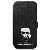 Karl Lagerfeld Plånboksfodral iPhone 12 & 12 Pro - Svart