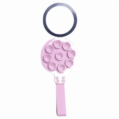 Magsafe Mobil Sugkopphållare med rem - Rosa