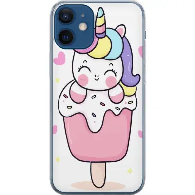Mobilskal till Apple iPhone 12 med Glad enhörning