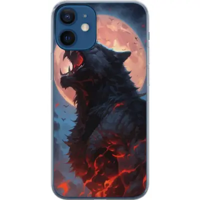 Mobilskal till Apple iPhone 12 med Ylande varg