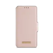 Muxma Saffiano Plånboksfodral till Apple iPhone 12 & 12 Pro - Rosa