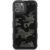 Nillkin Camouflage Hybridskal iPhone 12 & 12 Pro - Svart