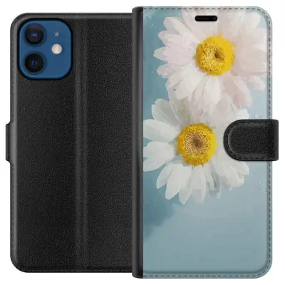 Plånboksfodral till Apple iPhone 12 med Sommarblommor