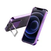 Suitcase Shaped Shockproof Skal iPhone 12 & 12 Pro- Lila