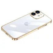 SULADA JINGJIA Mobilskal till iPhone 12 Hård PC Electroplating Guld