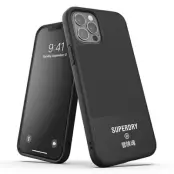 Superdry Molded Canvas Skal iPhone 12/12 Pro - Svart