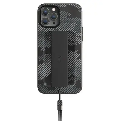 UNIQ Heldro Skal iPhone 12 / 12 Pro - Charcoal Camo