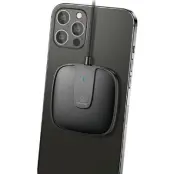 USAMS Induktionsladdare US-CD153 Magnetisk 15W iPhone 12-serien – Svart