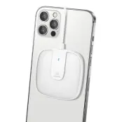 USAMS Induktionsladdare US-CD153 Magnetisk 15W iPhone 12-serien – Vit