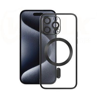 Vmax Elektropläterat TPU-skal för iPhone 12 Svart