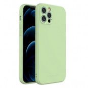 Wozinsky Color Silikon Flexible Skal iPhone 12 & 12 Pro - Grön