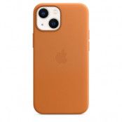 Apple iPhone 13 Mini Läderskal med MagSafe - Gyllenbrun
