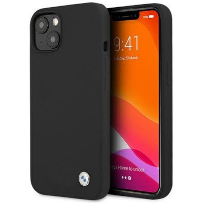 BMW Silicone Signature Skal iPhone 13 Mini - Svart