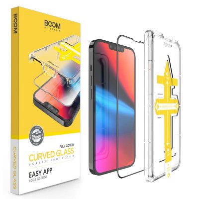 BOOM iPhone 13 Mini Curved Härdat Glas Skärmskydd