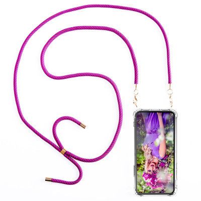 Boom iPhone 13 Mini skal med mobilhalsband- Rope BlackRed