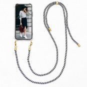 Boom iPhone 13 Mini skal med mobilhalsband- Rope BlackWhite