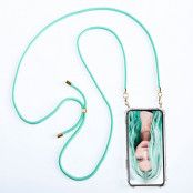 Boom iPhone 13 Mini skal med mobilhalsband- Rope Mint