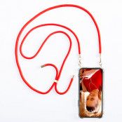 Boom iPhone 13 Mini skal med mobilhalsband- Rope Red