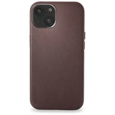 Decoded Leather Back Cover MagSafe (iPhone 13 mini) - Brun
