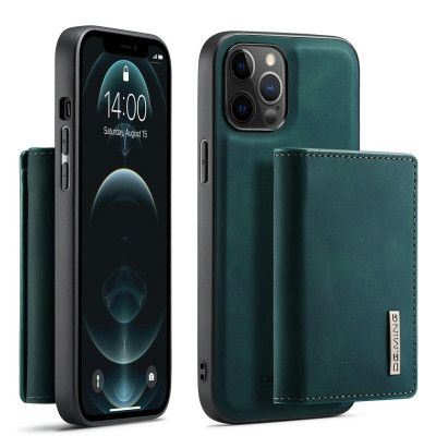 DG.MING iPhone 13 Mini Skal samt Wallet med Kickstand - Grön