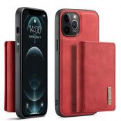 DG.MING iPhone 13 Mini Skal samt Wallet med Kickstand - Röd