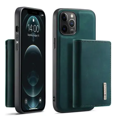 DG.MING M1 Series Magnet Wallet Mobilskal iPhone 13 mini - Grön