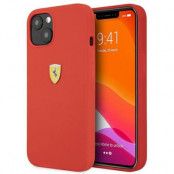 Ferrari Silicone Skal iPhone 13 mini - Röd