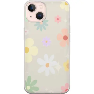 Mobilskal till Apple iPhone 13 mini med fejdande blommor