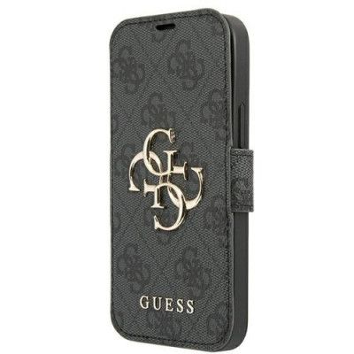 Guess 4G Big Metal Logo Fodral iPhone 13 mini - Svart