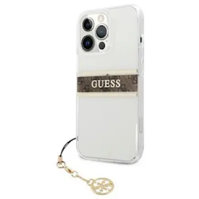 Guess 4G Strap Charm (iPhone 13 mini) - Brun