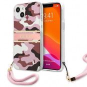 Guess Camo Strap Collection Skal iPhone 13 mini - Rosa