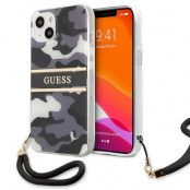 Guess Camo Strap Collection Skal iPhone 13 mini - Svart