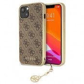 Guess iPhone 13 Mini Skal Charms Collection - Brun