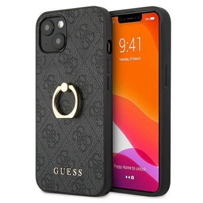 Guess Ring Stand Skal iPhone 13 Mini - Svart