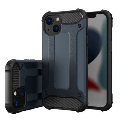 Hybrid Armor Tough Rugged Skal iPhone 13 mini - Blå