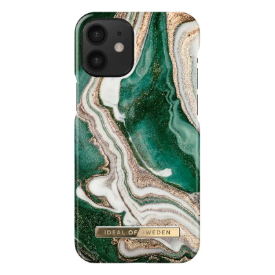 iDeal of Sweden iPhone 13 Mini Mobilskal - Golden Jade Marble