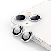 iPhone 13 / iPhone 13 Mini Kameralinsskydd i Härdat glas - Silver