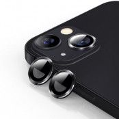 iPhone 13 / iPhone 13 Mini Kameralinsskydd i Härdat glas - Svart