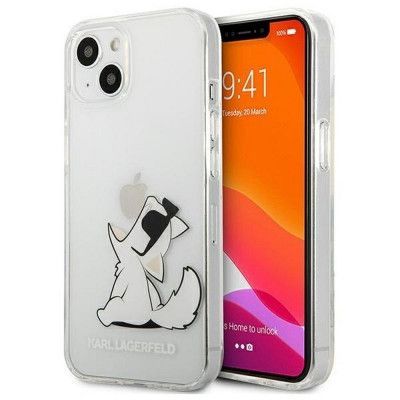iPhone 13 Mini Skal  Karl Lagerfeld  Choupette  Transparant