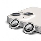 iPhone 13 Mini/13 Kameralins med Ram – Silver