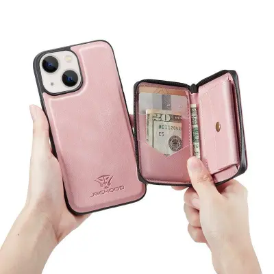 JEEHOOD Kickstand 2-in-1 Hybrid Case iPhone 13 mini - Roséguld
